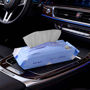 Paño de Limpieza de Microfibra 25x25cm 50 Piezas, Toalla de Limpieza para Auto Gruesa y Absorbente, Multifuncional, Gris, Amarillo Melocotón, Azul - Product Image 1