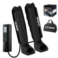 Appareil de massage des jambes par compression d'air pour mollets et pieds, soulagement des douleurs musculaires, 12 modes, 60-270 mmHg
