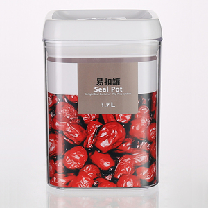 BPA free Kitchen use multi functional airght food storage containers with plastic silicone sealed lid