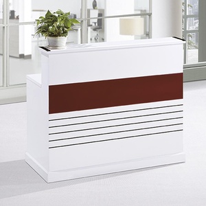 Quầy thu ngân gỗ hiện đại giản dị cho các cửa hàng nhỏ cho quần áo siêu thị nhà hàng cửa hàng thanh tiếp tân bàn trung tâm ứng dụng - Product Image 1