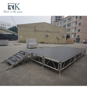 Scène de concert à pieds réglables, plateforme de scène stable et démontable en promotion - Product Image 4