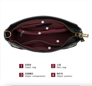 Bolso Bandolera de Cuero Vacuno Genuino Andong para Mujer, Estilo Retro, Elegante, Casual, Nuevo - Product Image 3
