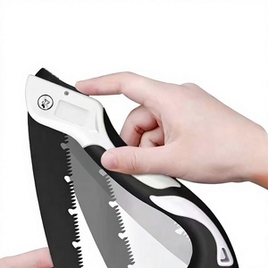 Scie à main pliante à long manche Laoguke – Dents à trois faces rectifiées avec précision – Scie portative pour l'extérieur et l'intérieur - Product Image 1