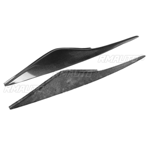 2 pièces de garnitures de phares en fibre de carbone pour Ford Mondeo MK4 2007 2008 2009 2010 2011 2012 2013 - Product Image 2