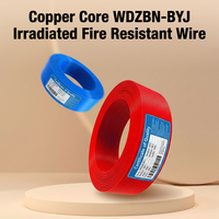Premium WDZ-BYJ Einadriges 1,5mm 2,5mm 4mm 6mm H07Z-R Äquivalent LSZH Isolierter Kupferdraht für Hausverkabelung