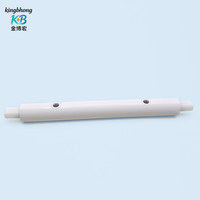 Couvre-siège de toilette fin de 20 mm en tube ABS avec amortisseur de siège de toilette à fermeture douce PA66 GF et bouton chromé, installation facile en DIY.