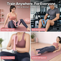 Ejercitador de Muslos Internos Thigh Master de 25/35/45 LBS, Entrenador de Suelo Pélvico Portátil Multifuncional y Duradero para Piernas, Brazos y Glúteos, para Uso en Casa