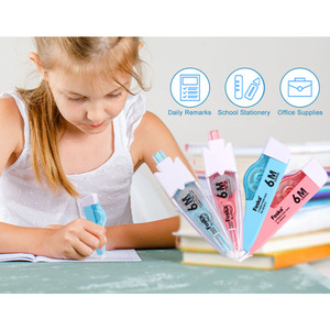 Dispensador <span class=keywords><strong>de</strong></span> Cinta Correctora Foska Rosa/Azul Transparente, Recargable, Mini, Bonito, Blanco, para Correcciones Instantáneas, Sin Tiempo <span class=keywords><strong>de</strong></span> Secado - Product Image 6