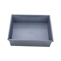 Plaque de cuisson carrée profonde en acier au carbone personnalisable avec logo et emballage, pour gâteaux au fromage, biscuits, four et cuisine