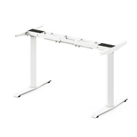 Bureau électrique réglable en hauteur pour ordinateur, poste de travail moderne et ergonomique pour l'étude et le jeu, table assis-debout pour la maison