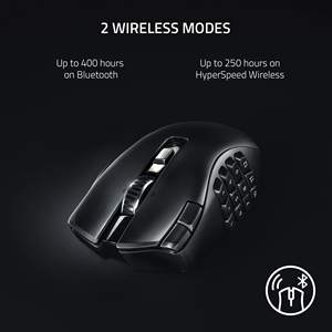 Souris de jeu sans fil Razer <span class=keywords><strong>Naga</strong></span> V2 HyperSpeed originale à succès avec 19 boutons programmables, capteur optique Focus <span class=keywords><strong>Pro</strong></span> 30K - Product Image 3