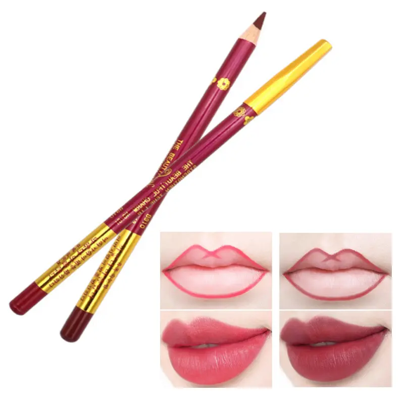 1PC Waterproof Matte Lip Line Pen For Lips Eyeliner Blush Makeup Longlasting Tattoo Lipstick Sketch Dye Tint Liner Pencil