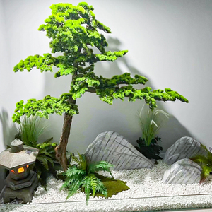 Artificial Welcoming Pine <strong>Trees</strong>, Green Plants, Entrance <strong>Hall</strong> Decoration, Indoor and Outdoor Landscape Ornaments - Product Image 3