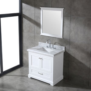 Bathroom Vanity with Carrara Marble Countertop &Soft-Close Doors Made in Vietnam Transitional Bathroom Vanity - Product Image 4