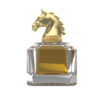 Bouchon de bouteille à visser en alliage de zinc personnalisé en forme de tête de cheval pour flacons de parfum de 100 ml, emballage cadeau de luxe