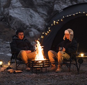 Removable Foldable <b>Camping</b> <b>Fire</b> <b>Pit</b> Steel Outdoor Bonfire Campfire <b>Fire</b> <b>Pit</b> for Picnic <b>Camping</b> - Product Image 3