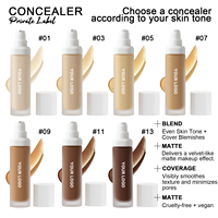 Fond de Teint Liquide Professionnel en Gros, 50 Couleurs, Crème pour le Visage, Maquillage Logo Personnalisé, Résistant à l'Eau, Fini Mat, Couvrance Totale, Marque Privée
