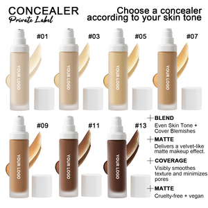 Wholesale 50 Colors Cream Face Foundation Makeup Custom Logo Water Proof And Matte Full Coverage Private Label Liquid Foundation - Product Image 3