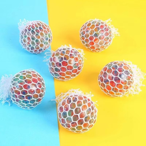 ลูกบอลบีบสีสันสดใส Sure Glow Grape Squishy Ball ทำจากซิลิโคน TPE ช่วยบรรเทาความเครียด ลดความวิตกกังวล ของเล่นบีบเล่นเสริมพัฒนาการสำหรับเด็ก - Product Image 4