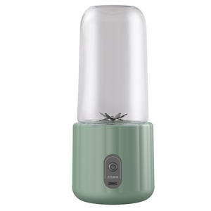 Wireless Portable <b>Mini</b> <b>Juicer</b> Bottle 300Ml Rechargeable Food Grade Plastic With Five Blades High Speed 18000Rpm - Product Image 3