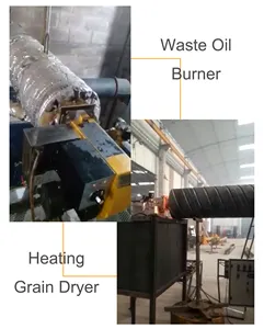 Novo aquecedor de queimadores de óleo de resíduos de óleo vegetal barato