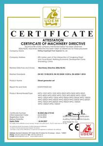 גנרטור דיזל חיצוני שקט 50 קילוואט של Weichai, איכותי ורב מכר, עם מערכת ATS ותקן CE - Product Image 5