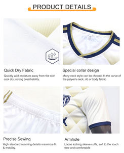 Akilexカスタムチェッカー新デザインサッカーTシャツ低MOQ <span class=keywords><strong>2</strong></span>週間リードタイムクイックドライ男性サッカージャージーマイヨサッカー - Product Image 5