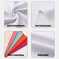 Tissu en microfibre recyclable GRS, tissage gaufré, 350 g/m², 165 cm de large, 80 % polyester, 20 % nylon, provenant d'une usine certifiée