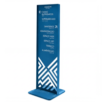 Grand panneau publicitaire LED double face en aluminium pour extérieur, totem lumineux pour publicité commerciale, idéal pour les centres commerciaux et les hôtels