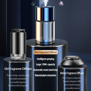 <span class=keywords><strong>Diffuseur</strong></span> de Parfum Intelligent Portable et Rechargeable pour Voiture, Bouteille en Verre de Luxe 120 ml Rechargeable pour Parfum d'Ambiance - Product Image 2