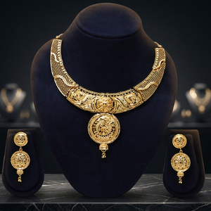 Venta al por mayor 14K 18K 24K chapado en oro formando collares, joyería de moda, joyería tradicional, joyería llena de oro de latón Oro Joyeria - Product Image 3