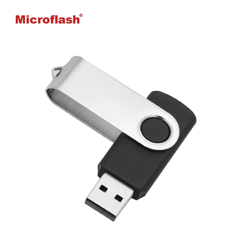 قرص USB مايكروفلاش بمساحة 4 جيجابايت و8 جيجابايت و16 جيجابايت و32 جيجابايت و64 جيجابايت و128 جيجابايت و256 جيجابايت محرك أقراص USB 2.0 و 3.0 بشعار مخصص محرك أقراص USB