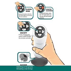 Treni RC 2.4G a due vie che simulano <span class=keywords><strong>la</strong></span> metropolitana, dotati di stazioni e ponti, giocattoli educativi per bambini - Product Image 5