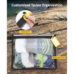 CVLIFE Soft Plastic Tackle Bag 2-Pack Fishing <b>Gear</b> Organizer With Webbing Handle For 3600 And 3700 Tackle <b>Box</b> Footprints - Product Image 3