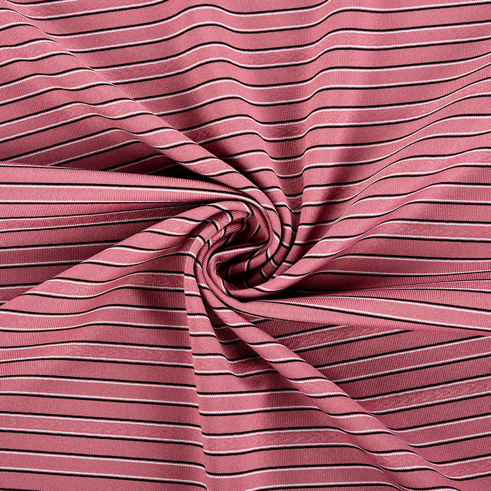 New Trending Tricot Knitted Stretch Jacquard Fabric 92% Nylon 8% Spandex Breathable Yarn Dyed for Men