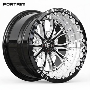 Jantes de camion en alliage d'aluminium forgé FORTRIM 6x135 à multiples rayons, 15/17 pouces, pour course de dragster, compatibles F150 - Product Image 1