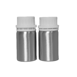 <span class=keywords><strong>Bouteille</strong></span> métallique en aluminium argenté personnalisable de 50ml 100ml pour huiles essentielles à usage industriel-Chimique - Product Image 1