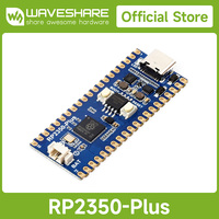 Placa de Desarrollo Waveshare RP2350-Plus, una Placa MCU Tipo Pico de Bajo Costo y Alto Rendimiento Basada en Raspberry Pi Rp2350a de Doble Núcleo