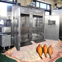 Four Fumoir Industriel Rôtissoire pour Bœuf et Brisket, Machine de Fabrication de Viande Fumée à Froid pour Saucisses, Saumon et Fromage