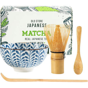 Juego de té profesional Matcha Tools, nueva moda, juego de cerámica Matcha Chawan con caja de regalo - Product Image 1