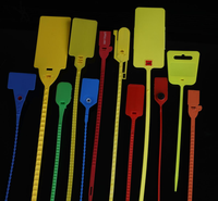 Étiquette en plastique personnalisable de haute qualité étiquette volante de vêtements étiquette d'étanchéité étiquette d'étanchéité en plastique attaches de câble produit