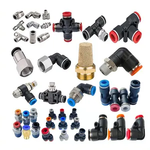 Plastic Pneumatic Fittings Air Quick Coupler Coupling Quick Connect Push in Air Tube Fittings Connectors Plastic Air Fittings