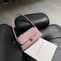 2023 New Popular Women's Leather Bag Fashion Commute One Shoulder Crossbody  Bags Korean Elegant Ladies Square Handbags