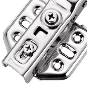 Modern Stainless Steel Silent Buffer Kitchen Cabinets Furniture Soft Hinge Hardware Accessories For Hotels Doors Windows