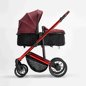 高品质旅行系统婴儿婴儿车婴儿车汽车座椅简单折叠3合1腐肉贝贝马车批发豪华婴儿车