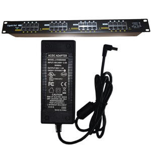 GPOE-16-56V120W 802.3af Rack mount Gigabit Thụ động PoE Bảng điều chỉnh 56V 120W PoE phun 16 cổng cho PTZ máy ảnh - Product Image 1