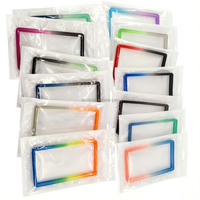Protège-cartes de crédit en TPU à paillettes multicolores, 35pt, sans fermeture, antichoc