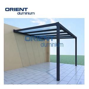 Kits d'abri de voiture à <span class=keywords><strong>toit</strong></span> <span class=keywords><strong>plat</strong></span> <span class=keywords><strong>en</strong></span> aluminium Garages d'abri de voiture avec toiture <span class=keywords><strong>en</strong></span> polycarbonate Structure d'abri de voiture - Product Image 5