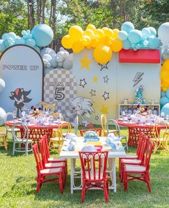 Silla Infantil Moderna Hecha a Mano de Mimbre Natural, Asiento Seguro para Niños, Decoración para Fiestas de Cumpleaños al Aire Libre, Muebles para Cuarto Infantil - Product Image 4