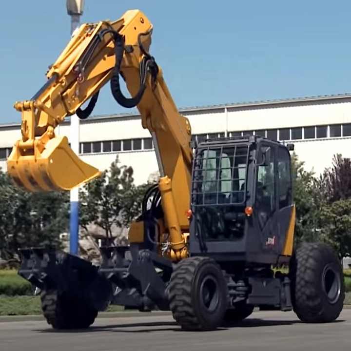 MAXIZM Wheel Mountain Spider Excavator 10-12 Ton for Sale